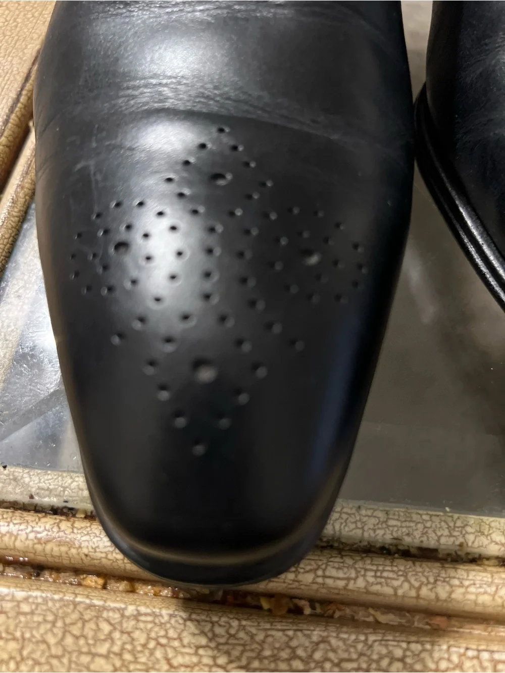 Mezlan Custom Monk Strap Classic Black Men's Leather Dress Shoes 8.5M